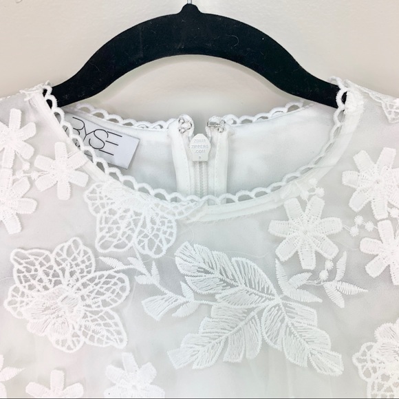 Ryse The Label Ivy White Ruffled Mini Dress - Picture 3 of 16